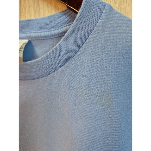 Vtg Honolulu Marathon T Shirt Nike Mens Small Blue Hawaii Running Finisher Y2K - Picture 4 of 8